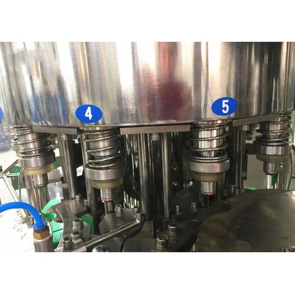 380V / 220V 24 Filling heads 3.8KW Milk Bottling Equipment