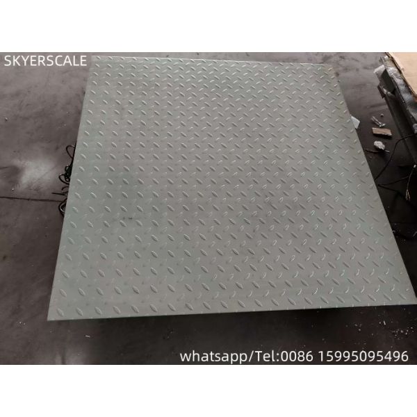 Industrial Carbon Steel Weighing Scales  1.4x1.4m 5t Electronic Floor Scale