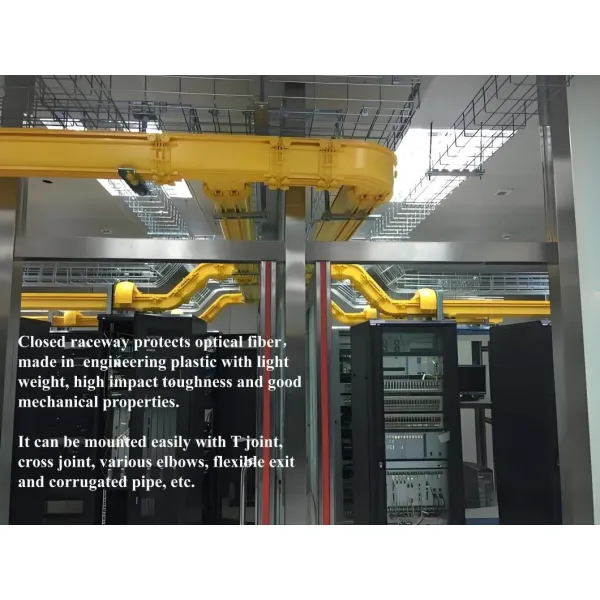 Fiber Management PVC Fiber Optic Cable Fiber Duct