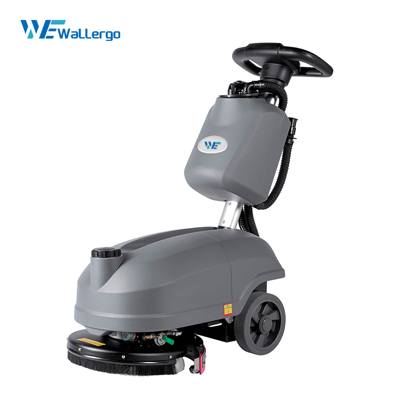 Commercial Walk Behind Cordless Floor Scrubber Suitable for Hotel Supermarket Airport