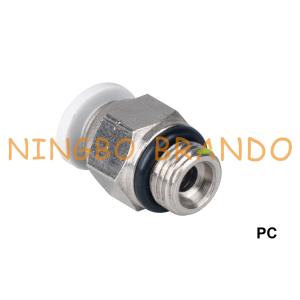 Мужчина ПК прямой Нажим-в пневматических штуцерах шланга 1/8