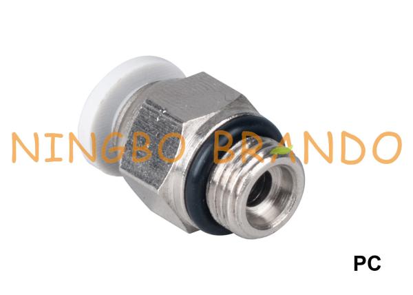 Encaixes de mangueira pneumáticos da invasão reta masculina do PC 1/8 1/4 3/8 1/2”