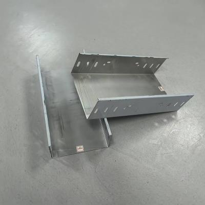 50mm-1000mm Cable Tray Height Alloy Steel Wire Troughs Metal With Non Combustible Fire Resistance