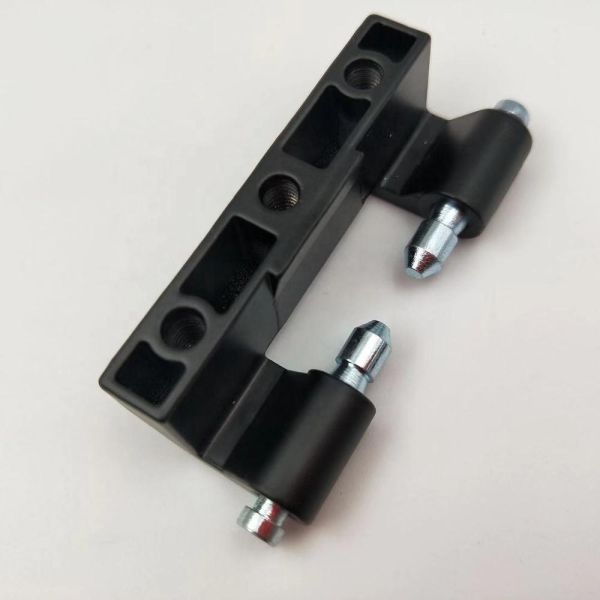 Concealed door hinge panel locks and hinges