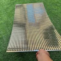 Powder Coated Perforated Aluminum Mesh for Architectural Facades