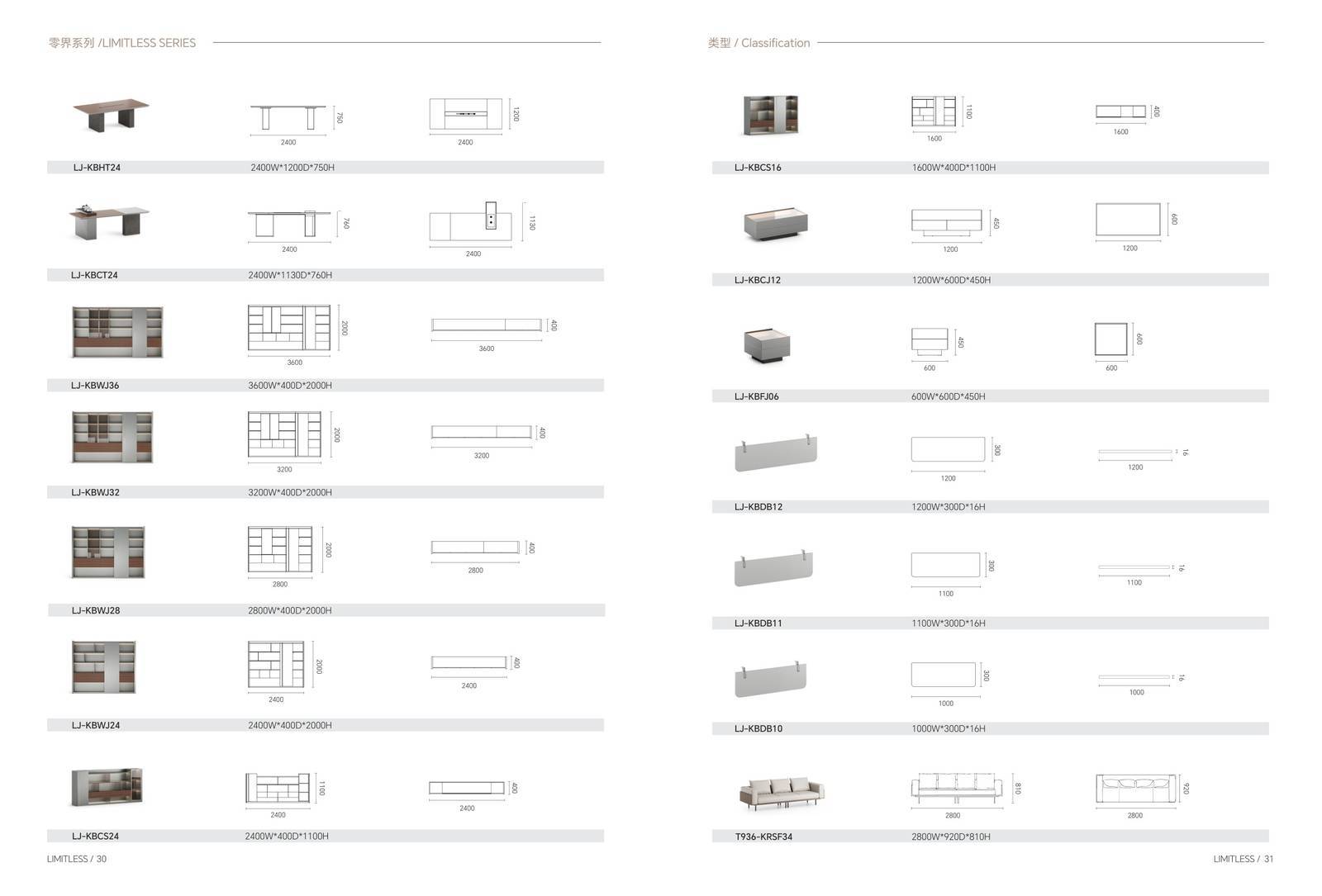 LIMITLESS File Cabinet LJ-KBDB10-File Cabinets
