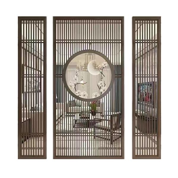 Partition Entrance Assembly Line Aluminum Profile Grille Living Room Hollow Decorative
