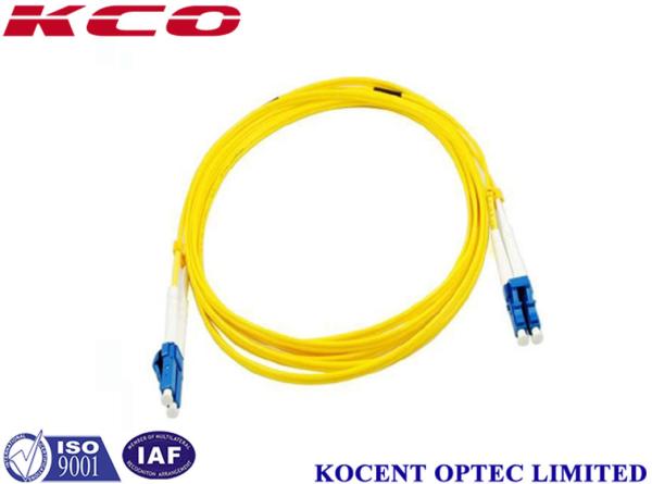 SM Duplex LC/UPC-LC/UPC 2.0mm Fiber Optic Patch Cord PVC LSZH 1.0m