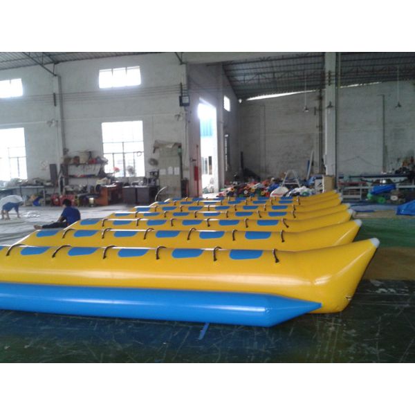 Шлюпка рыб летания двойной майны раздувная, шлюпка банана брезента PVC раздувная для игры спорта воды