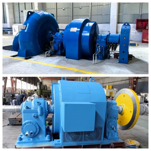 Economical And Eco Friendly Francis Hydro Turbine / Kaplan Turbine Generator With 5m-500m Water Head