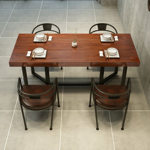 Home Furniture 4 Chairs and Table Set in Chinese Style for Dining Room or Restaurant