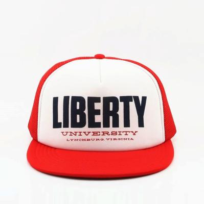 Trucker-style half mesh caps, adjustable Customized logo embroidered hats, promo/marketing/branding/advertising use hats