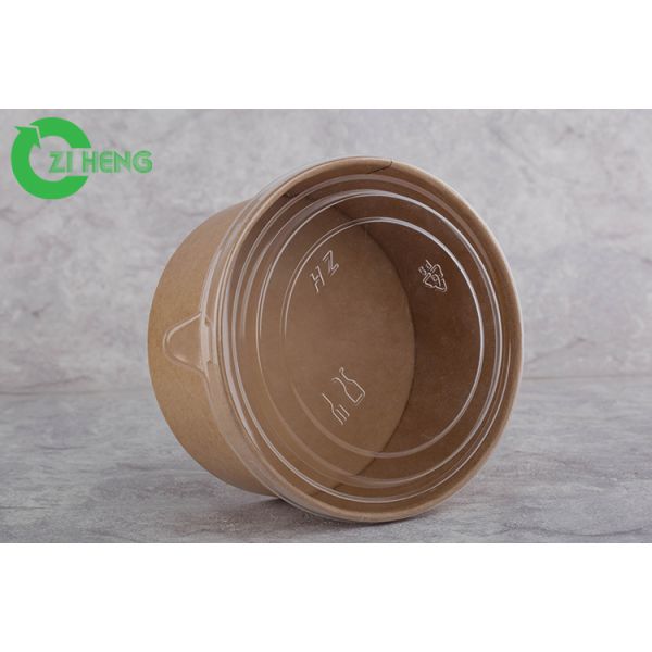 Шары десерта 1000 МЛ устранимые, контейнеры салата изготовленного на заказ логотипа устранимые