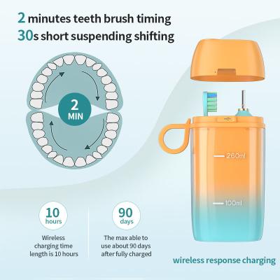 Adjustable Travel Electric Toothbrush With Sanitizing Case 1500mAh