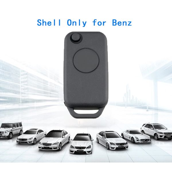 1 Buttons Flip Smart Entry Car Key Shell Case For Mercedes Benz A W168 W124