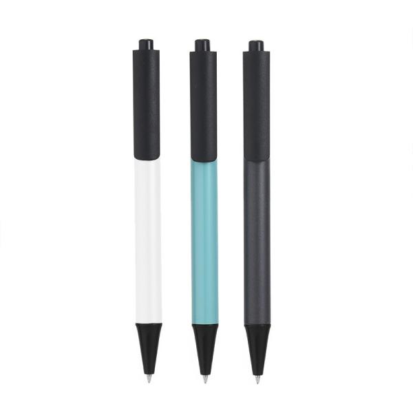 Essai de conception du stylo à bille de presse métallique 0,5 mm Logo gravé stylo publicitaire stylo de bureau