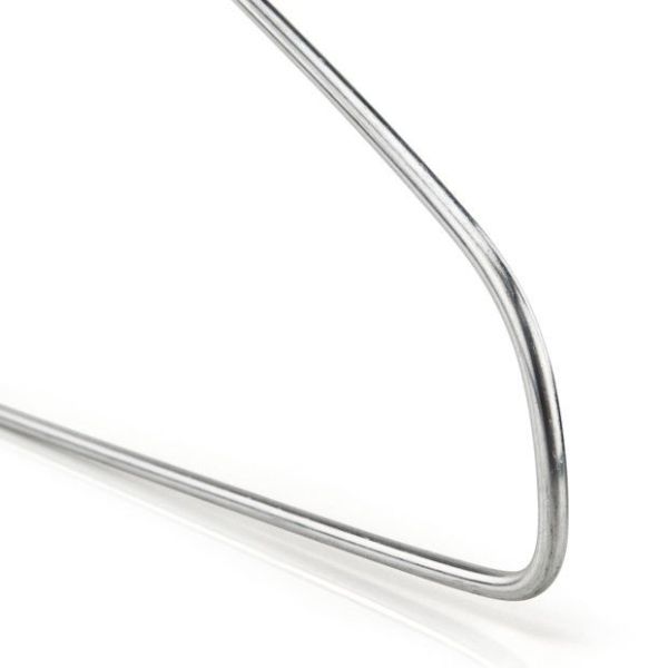 White Color 1.9mm Suit Jacket Hanger , Tearproof Eco Friendly Clothes Hangers