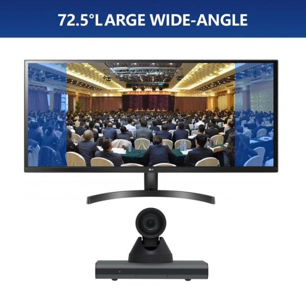 Android video conferencing endpoint with full HD 1080p 12x optical zoom camera for office video conference