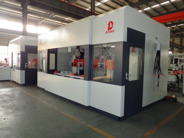 Máquina de moedura de aço inoxidável do torneira do cobre do controle do PLC automática