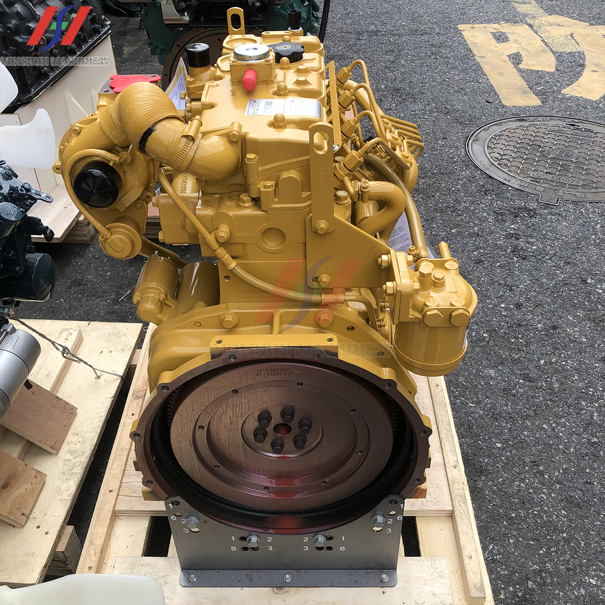 404D-22T 4-cylinder Turbo Diesel Engine 2800rpm 44.7kw Mini Excavators Spare Parts For Perkins