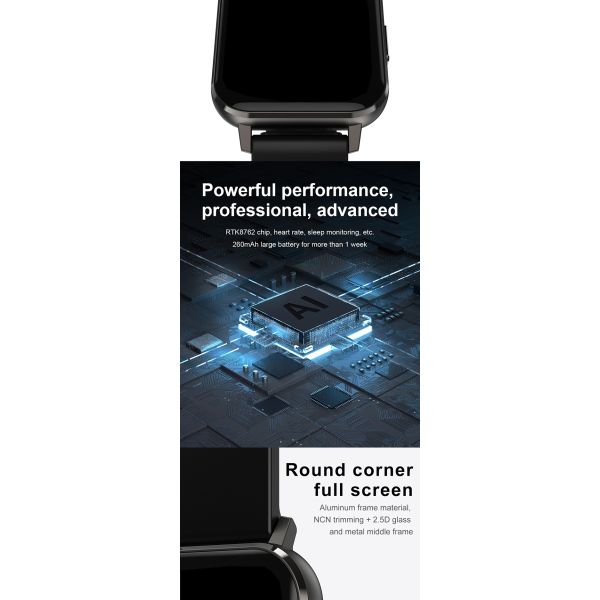 Браслет спорта DTX IPS умный большой дюйм IP68 ECG IPS 1,78 экрана