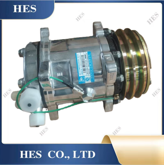 SE5H14-2165250996C 4KG Vehicle Ac Compressor Xcmg Grader Parts For Construction Machinery
