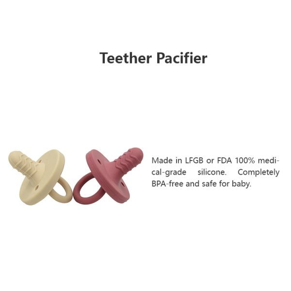 Food Grade BPA Free Sleeping 20g Silicone Baby Pacifier Non Toxic