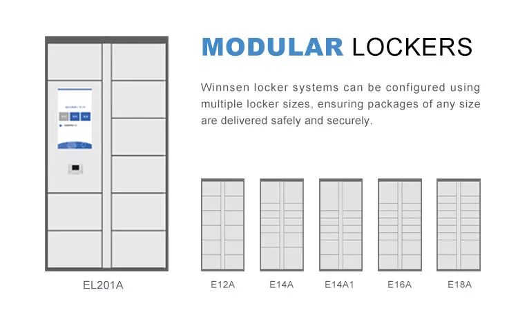 Шкафчик доставки пакета на открытом воздухе умного шкафчика пакета умный умный