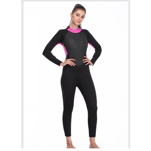 Antibacterial Women'S One Piece 3MM Neoprene Surf Suit