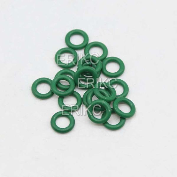 ERIKC O-ring T/L Oil Return Joint Sealing Ring Green Rubber Band for Bosh Denso