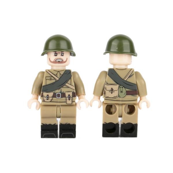 MOC military soldiers WW2 soviet officers army mini figures compatible with legoinglys