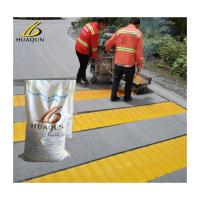 Peinture thermoplastique jaune convexe pour la ligne de marquage routier