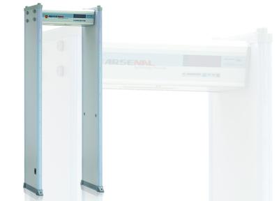 O varredor portátil profissional do detector de metais do quadro de porta, detectores de metais do aeroporto localiza