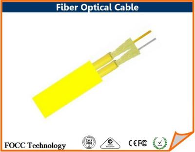 2 Sub Core Flat Twin Direct Burial Fiber Optic Cable Flame-retardant Jacket