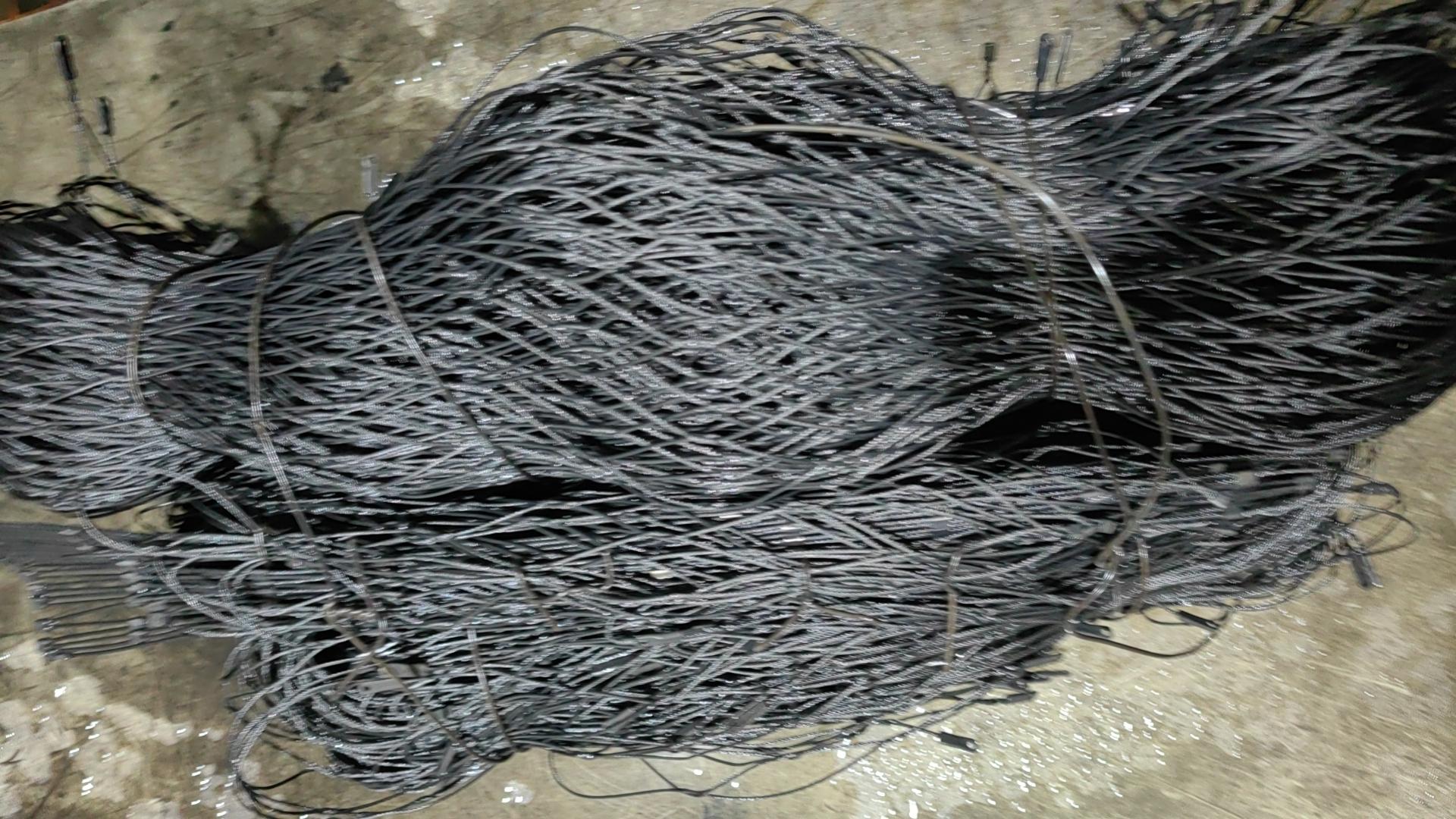 25x25 мм черный оксид проволока веревка из нержавеющей стали сетка безопасности на заказ 2.0 мм