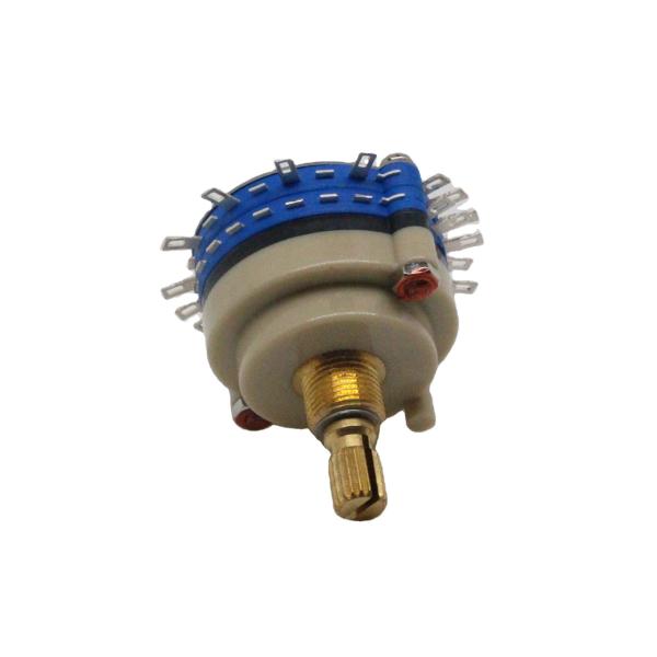 CE 0.8mm Continuous Rotary Switch 0.5A 4 Pole 2 Position Rotary