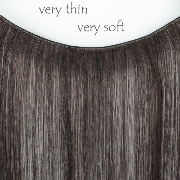 Customized Request Hand Tied Weft Hair Extension with Thick Ends Russian Genius Weft