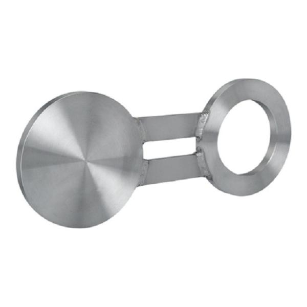 Stainless Steel Butt Weld Flange Full Face Flange Gasket 316 4'' PN50 Figure 8 Spectacle Blind Flange ASTM ANSI B16.9