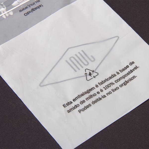 Biodegradable Compostable Self Adhesive Corn Starch Plastic Packaging Bag