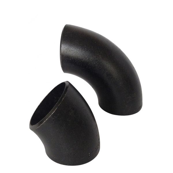 Codo de acero Asme B16.9 Astm A234 Wpb de 90 grados de carbono Sch40