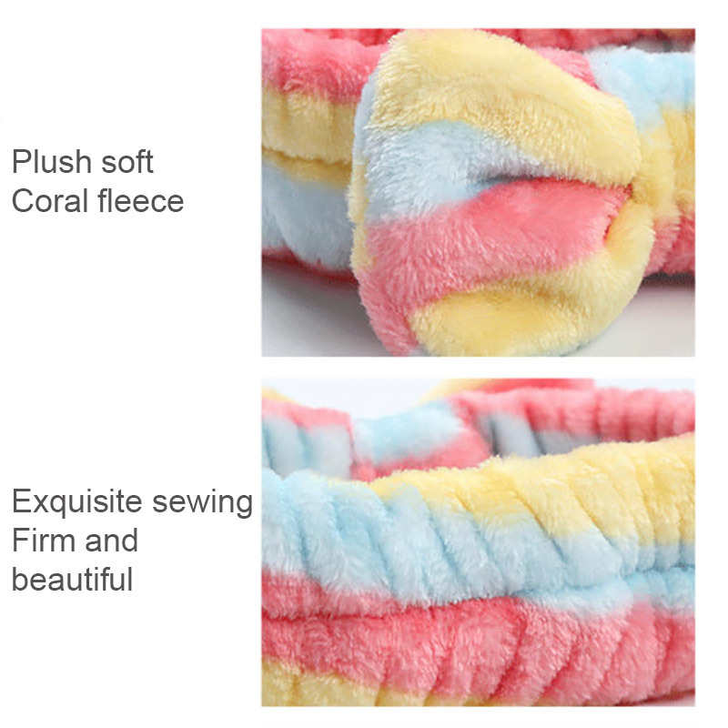 Lint Free Anti Slip Microfiber Headband Luxury Spa Headband 5x19cm For Washing Face