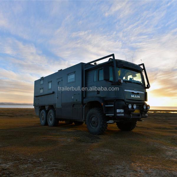 Customizable Square FRP Motorhome Truck Camper Shell Perfect for Overland Expedition