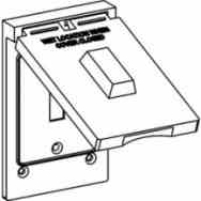 Алюминий поднял прямоугольные погодостойкие крышки штепсельной розетки крышек коробки электрические