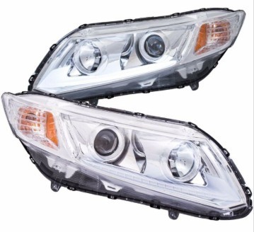 12V Honda Civic Smoke LED Car Headlights With 1 Year Warranty