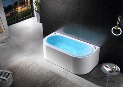 Ladodo E-8003 Acrylic Hydro Massage Bathtub with Integrated Overflow LED Light and Bluetooth Music Player