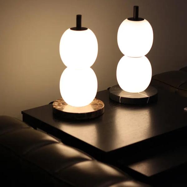 Lampes style gourde 3500K, Lampadaires LED de luxe pour salon/chambre