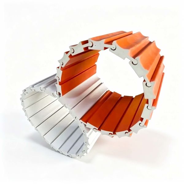 360 Degree Rotary Grille PVC Fluted Wall Panels Solid Interlocking Cladding Design for Column Wrap Applications