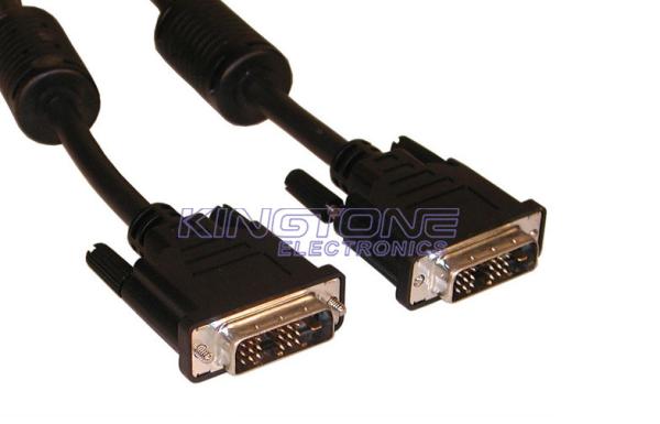 Digital Single DVI Cable 7×0.127mm Silver Plated Copper or Tin Plated Copper 28AWG