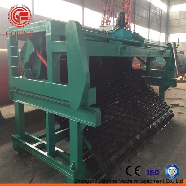 Producción de torneado del fertilizante del estiércol vegetal de la fermentación del barro del tablero de cadena