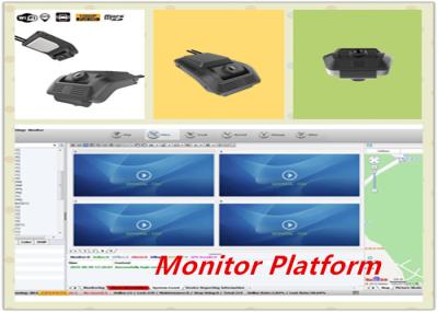 Lente dupla de duplo canal do veículo DVR Dashcam com o gravador de vídeo da câmera da parte dianteira & do Rearview